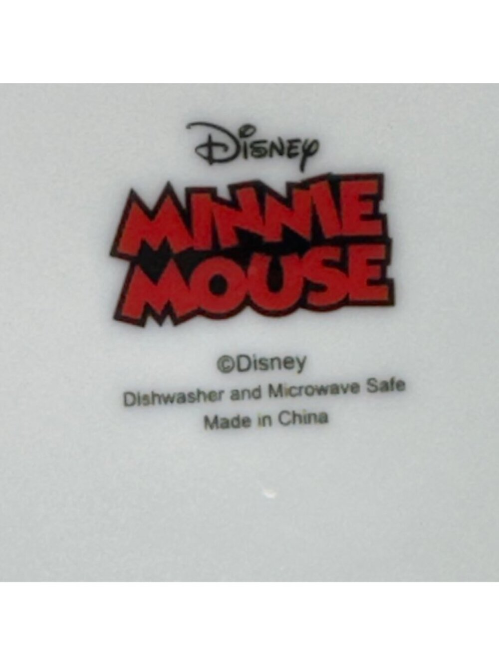Disney Minnie Mouse Ceramic Bowl Microwave Dishwasher Safe - Picture 7 of 9